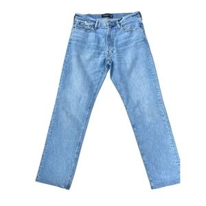 Abercrombie Fitch Mens Vintage Stretch 90s‎ Straight Leg Jeans, 32x31 (Measured)